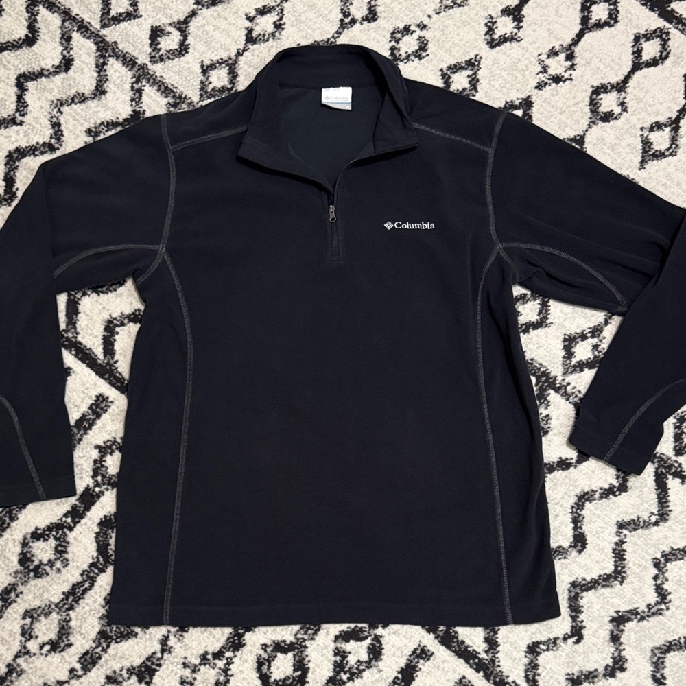 Columbia Black Quarter-Zip Fleece